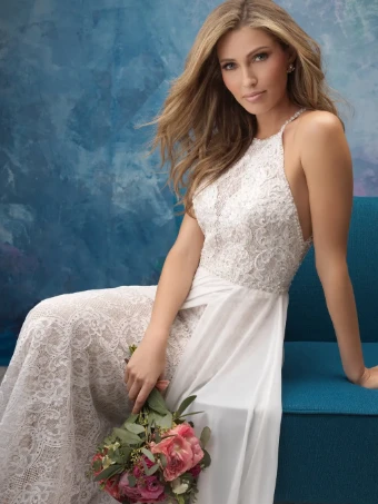 Allure Bridals Sale 9573 #3 Sand/Ivory thumbnail