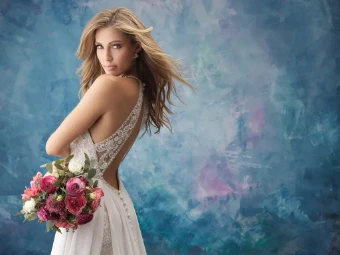 Allure Bridals Sale 9573 #7 Sand/Ivory thumbnail