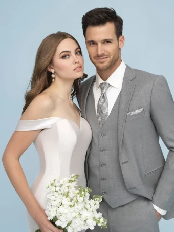 Allure Bridals Sale 9608 #4 Almond thumbnail