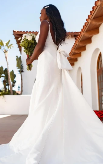 Essense of Australia Sale D3404 #0 Ivory thumbnail