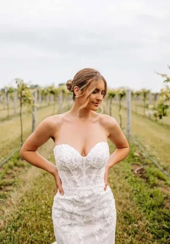 Essense of Australia Sale D3647 #5 Ivory/Ivory/Platinum thumbnail