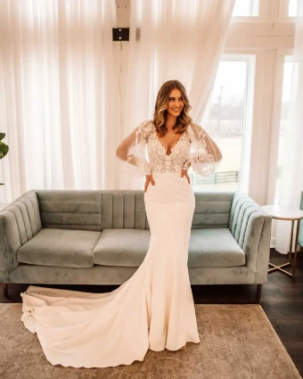 Essense of Australia Sale D3699 #2 Ivory thumbnail