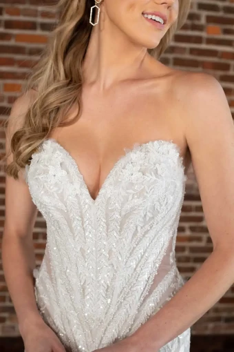 Essense of Australia Sale D3838 #2 Ivory/Ivory thumbnail