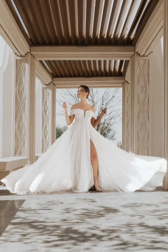 Essense of Australia Sale D3843 #4 Ivory/Ivory/Platinum thumbnail