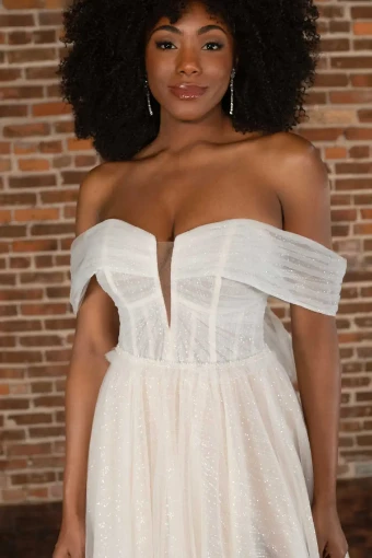 Essense of Australia Sale D3843 #0 Ivory/Ivory/Platinum thumbnail