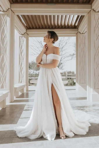 Essense of Australia Sale D3843 #5 Ivory/Ivory/Platinum thumbnail