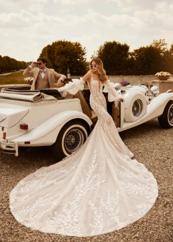 Madam Burcu Sale 5017 #7 Ivory/Cappuccino thumbnail