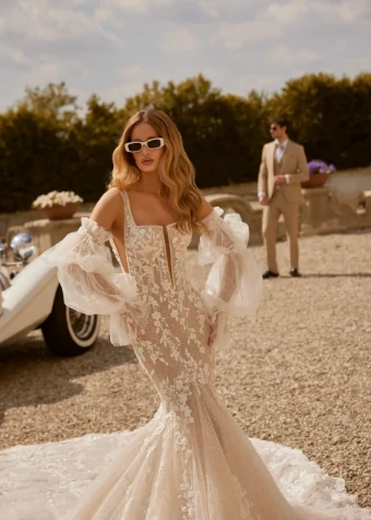 Madam Burcu Sale 5017 #6 Ivory/Cappuccino thumbnail