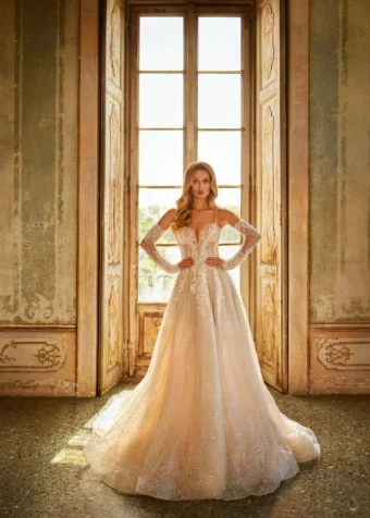 Madam Burcu Sale 5052 #5 Ivory/Blush thumbnail