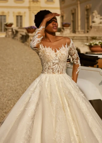 Madam Burcu Sale 5073 #3 Ivory/Nude thumbnail