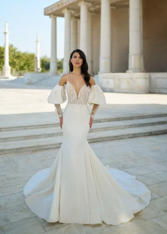 Madam Burcu Sale 5076 #4 Ivory/Cappuccino thumbnail