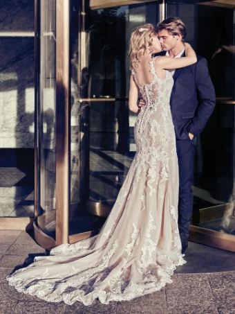 Maggie Sottero Sale Abbie #10 Antique Ivory thumbnail