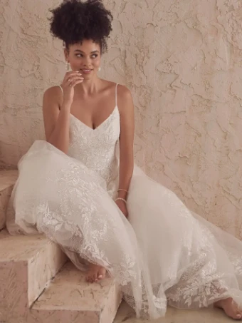 Maggie Sottero Sale Flynn #9 Ivory/Misty Mauve thumbnail