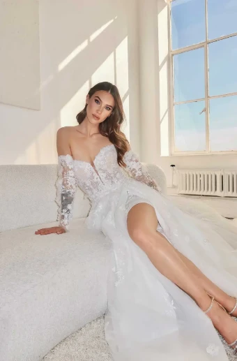 Martina Liana Sale 1599 #2 Ivory/Ivory/Platinum thumbnail