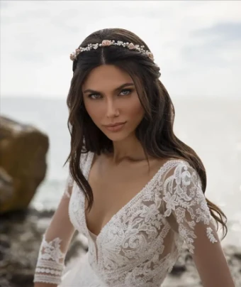 Pronovias Sale Miller #0 Off White/Crystal thumbnail