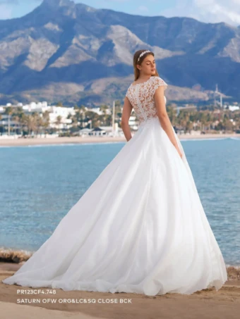 Pronovias Sale Saturn #3 Off White/Nude thumbnail