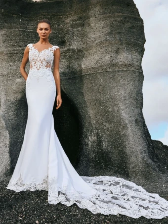 Pronovias Sale Waitomo #3 Off White/Nude thumbnail