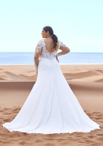 Pronovias Sale Yushan #2 Off White/Nude thumbnail