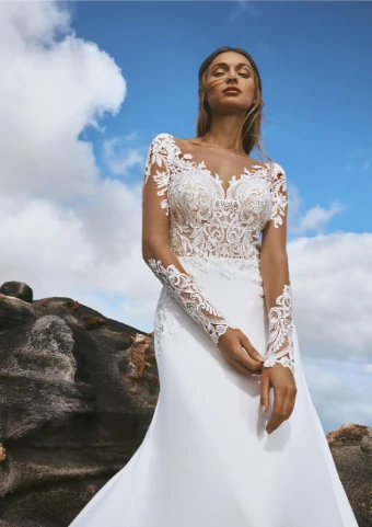 Pronovias Sale Yushan #3 Off White/Nude thumbnail