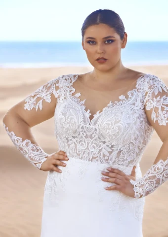 Pronovias Sale Yushan #0 Off White/Nude thumbnail