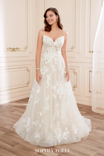 Sophia Tolli Sale Nikita #0 Ivory/Champagne thumbnail