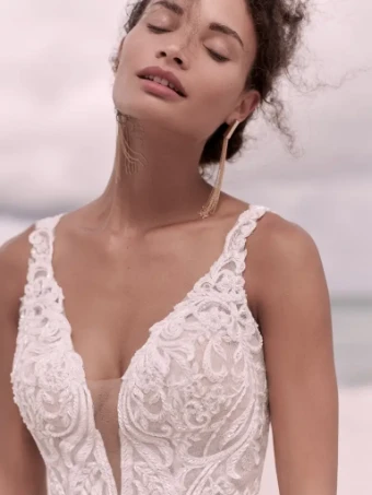 Sottero and Midgley Sale Hamilton #9 Ivory/Pewter/Blush thumbnail