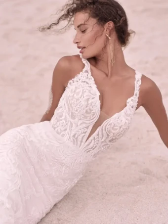 Sottero and Midgley Sale Hamilton #1 Ivory/Pewter/Blush thumbnail