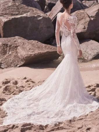 Sottero and Midgley Sale Hamilton #4 Ivory/Pewter/Blush thumbnail