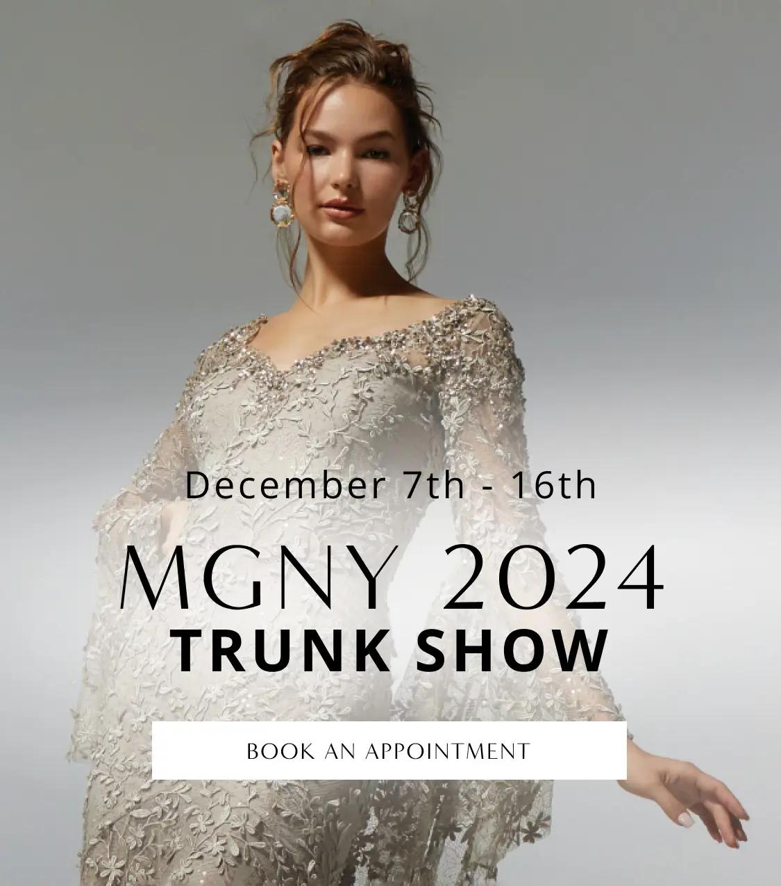 MGNY 2024 Trunk Show banner mobile
