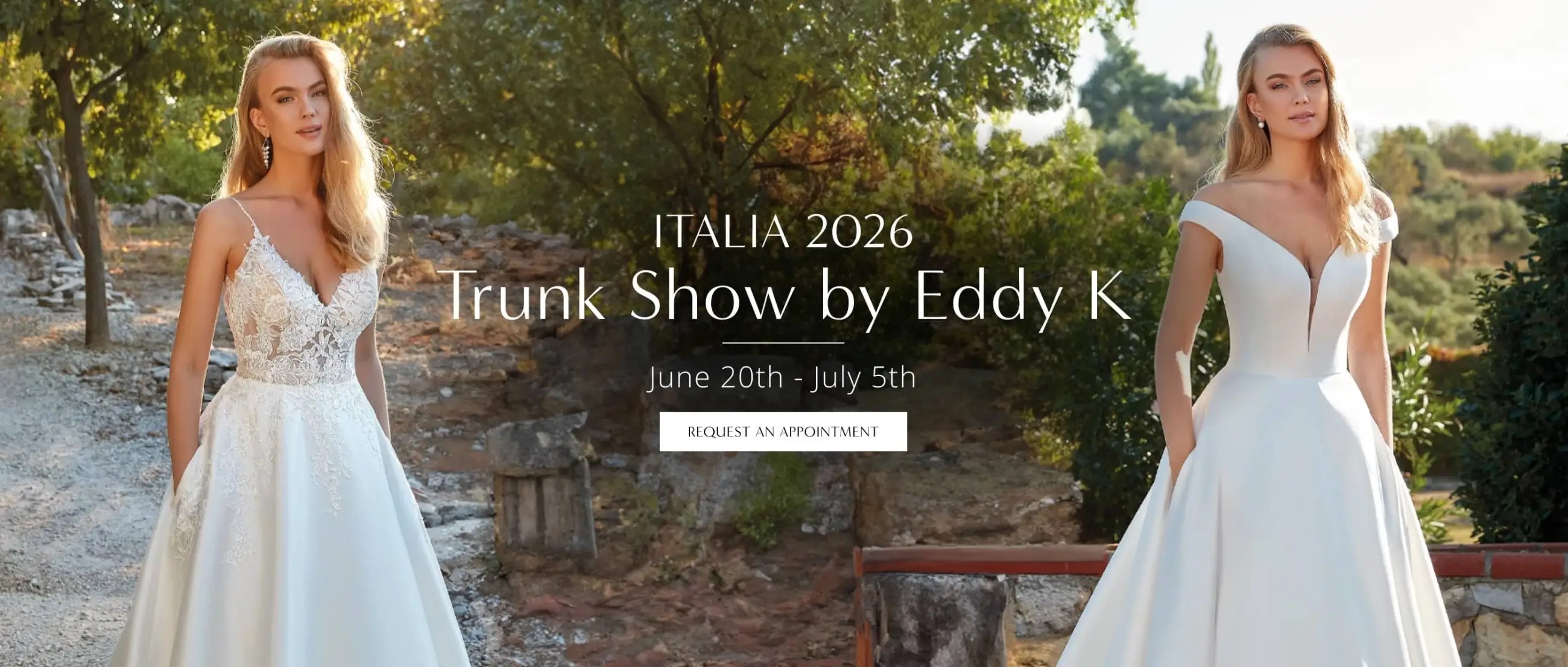 Eddy K Trunk Show Banner for Desktop