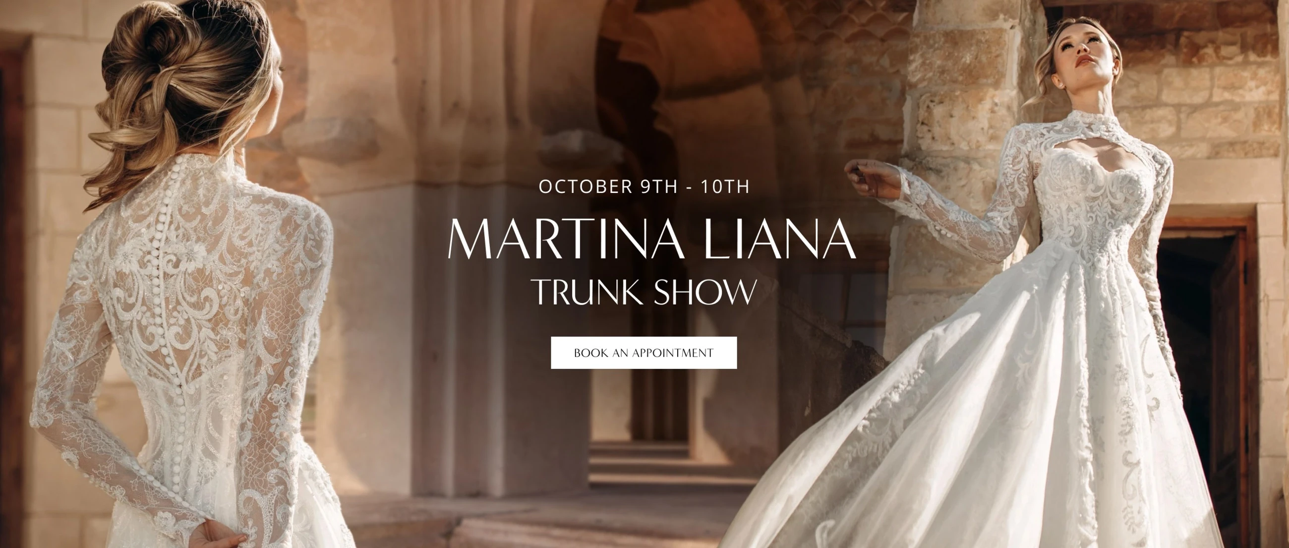 Martina Liana Trunk Show Desktop Banner