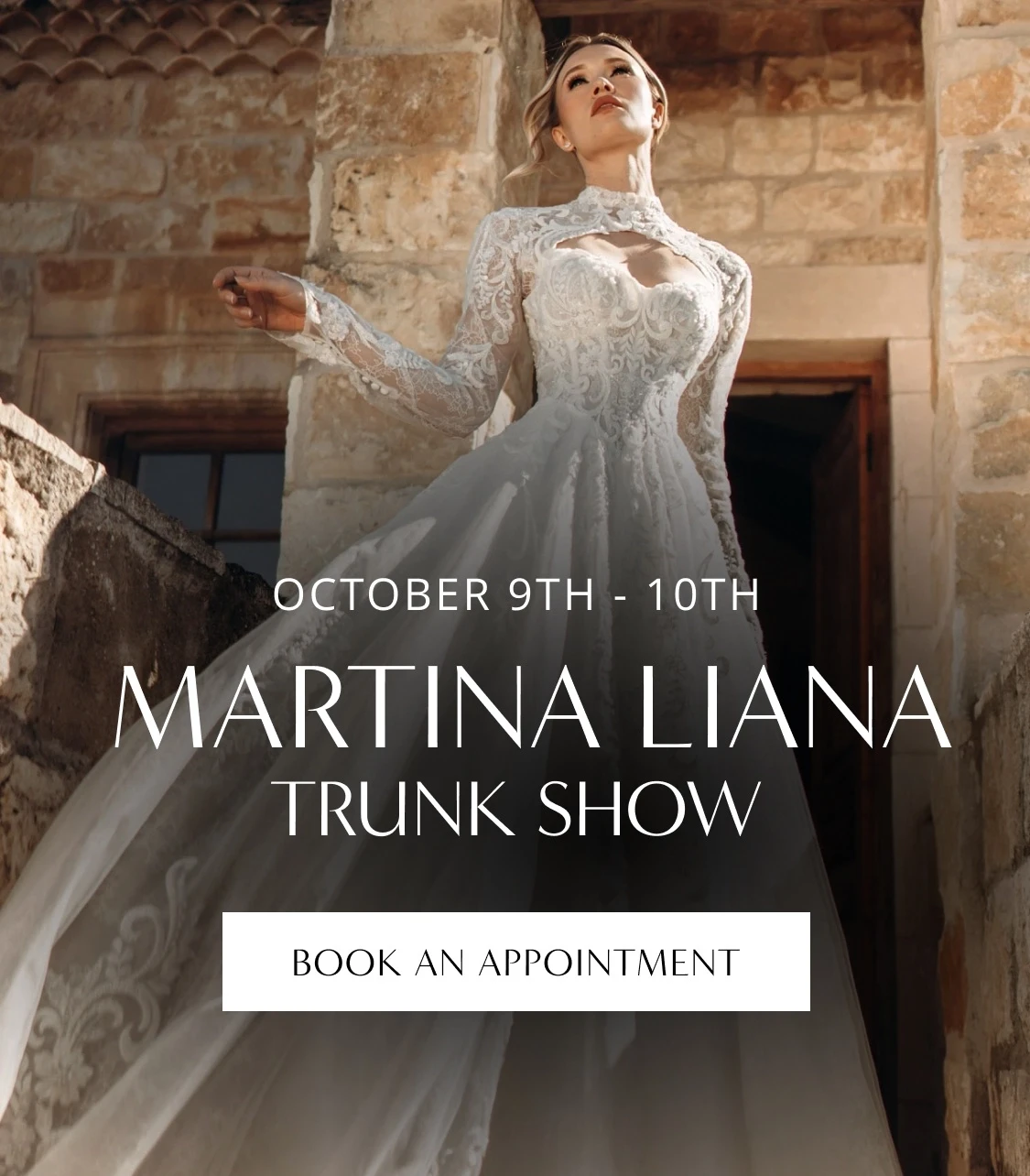 Martina Liana Trunk Show Mobile Banner