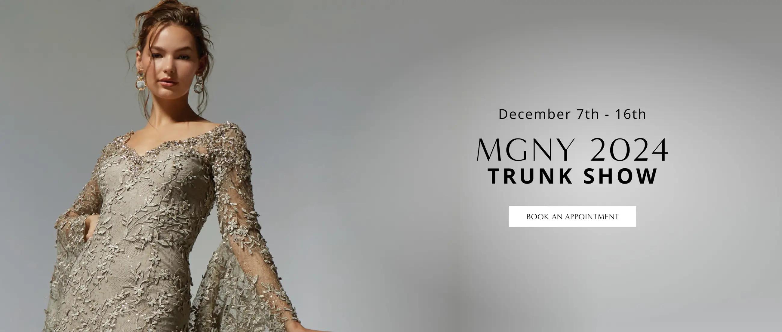 MGNY 2024 Trunk Show banner
